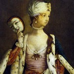 Allegorie – Anonyme Hinterglasmalerei, Frankreich, 18. Jhdt