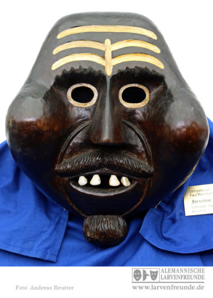 Fasnacht Berschis Fuhrmann Holzmaske