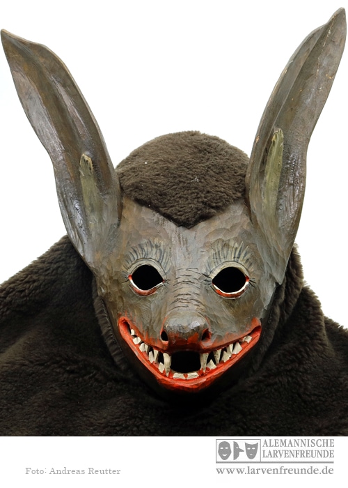 Fledermaus Holzmaske Sigmaringen