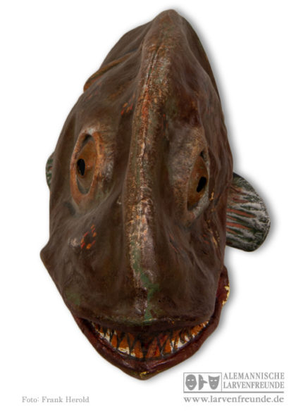Maskenmuseum Pappmaske Mollikopf Fisch