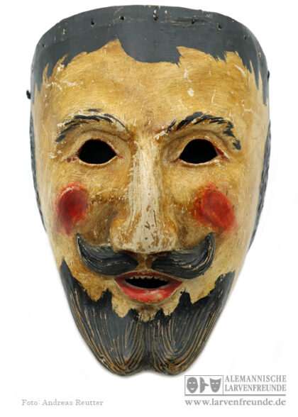 Jöüde Holzmaske Weisbach Rhön Maskenmuseum