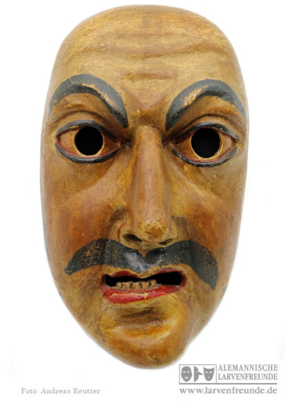 Kriens Deckel Holzmaske Muur-Maske Maskenmuseum