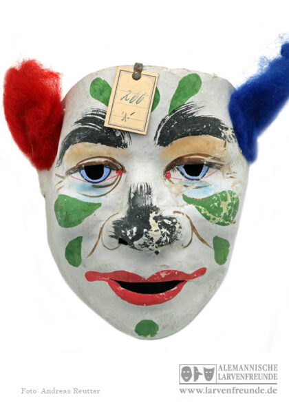 Pappmaske Clown Sonneberg Masken