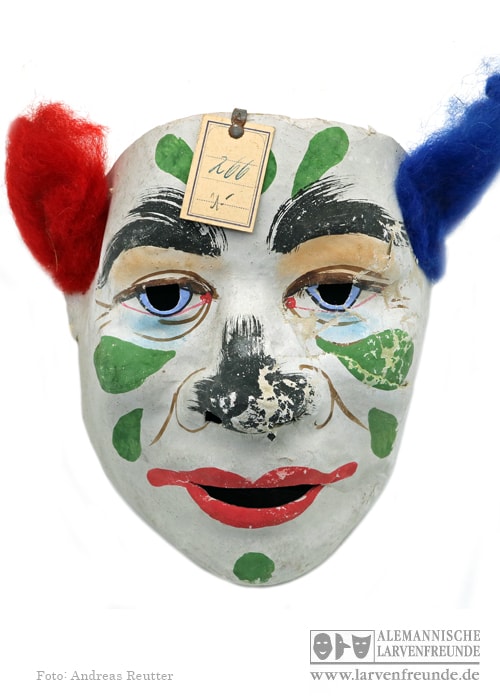 Sonneberg Pappmaske Clown (1f)