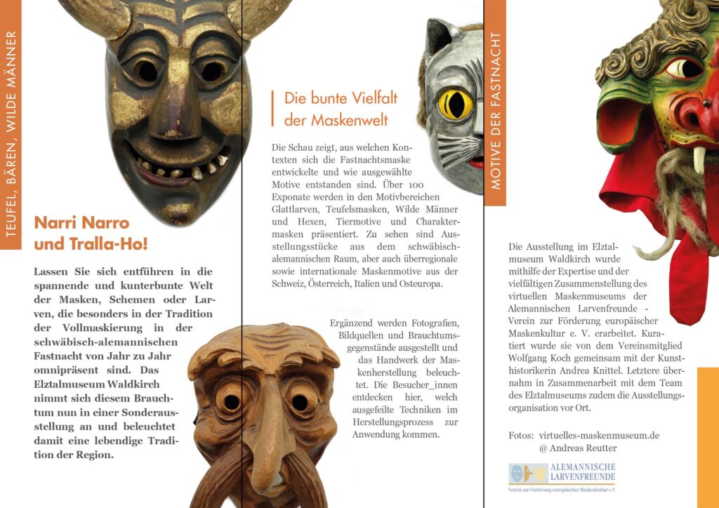 Ausstellung Waldkirch Elztalmuseum Masken Holzmasken