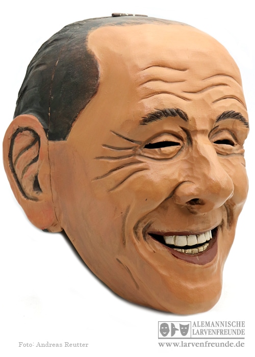 Portraitmaske Berlusconi Kyburz (2f)