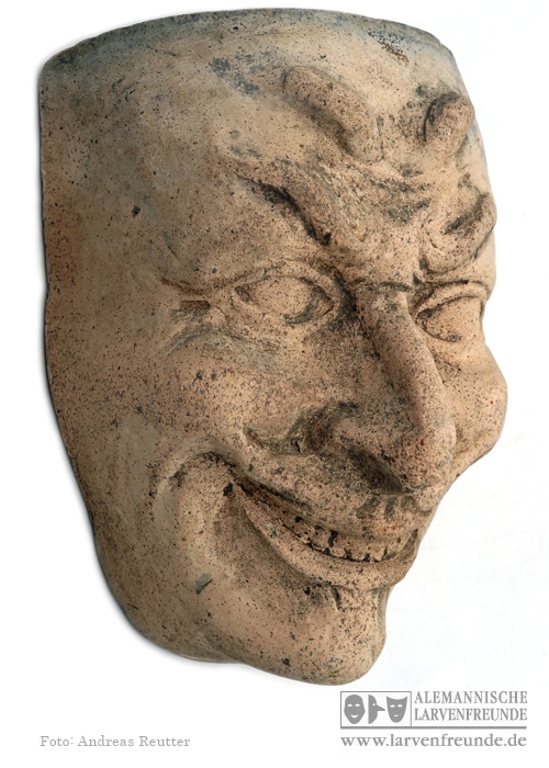 Thüringen Maskenform Teufel (2f)
