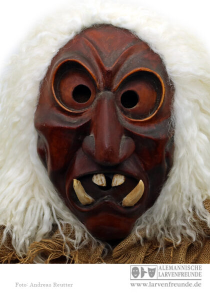 Holzmaske Flums Testi Maskenmuseum