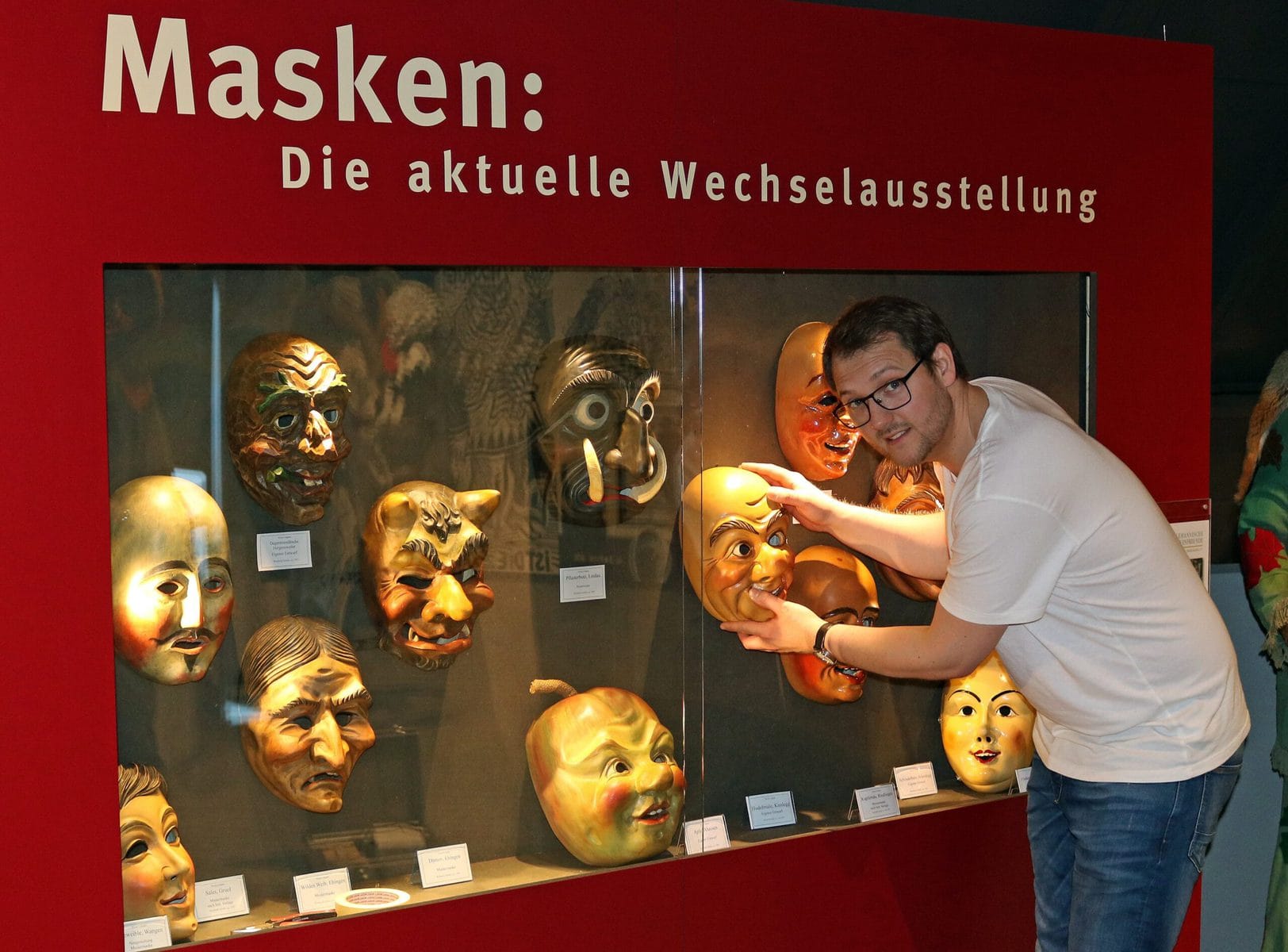 Sonderausstellung Maskenschnitzer Schäle Narrenschopf