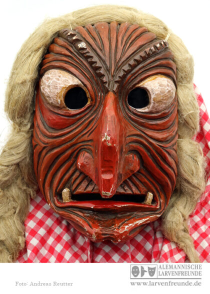 Hexenmaske Mengen Stadthexe