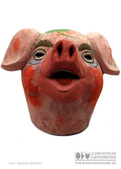 Mollikopf Pappmaske Schwein Maskenfabrik
