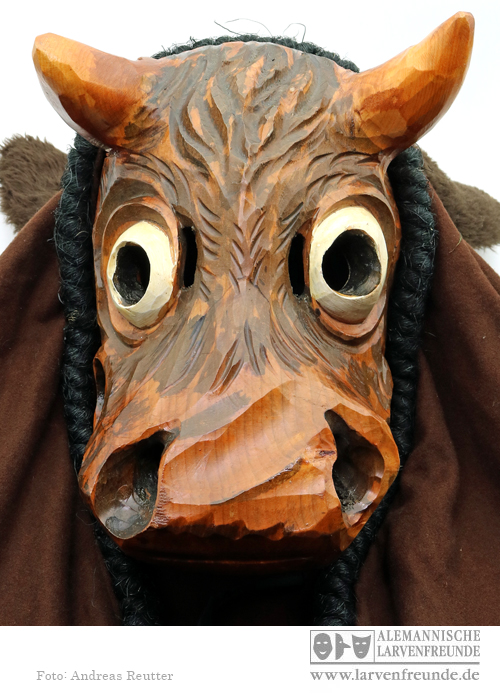 Moorochs Holzmaske Bad Buchau Tiermaske