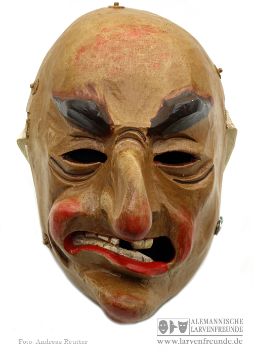Spindelnarr Wangen Holzmaske