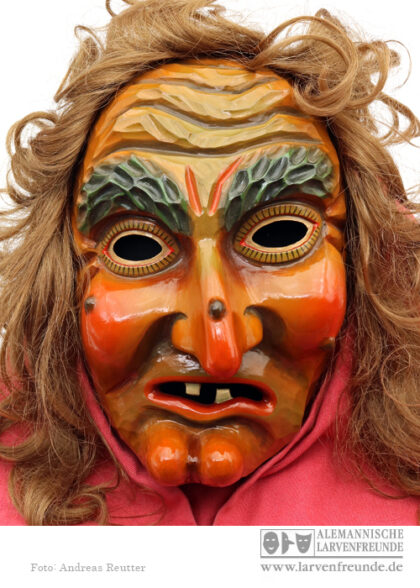 Hexe Wellendingen Hexenmaske Hahn