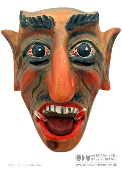 Sauris Zahre Kheirar Holzmaske Holzlarve