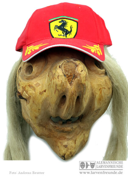 Portraitmaske Strassmann Holzmaske Niki Lauda