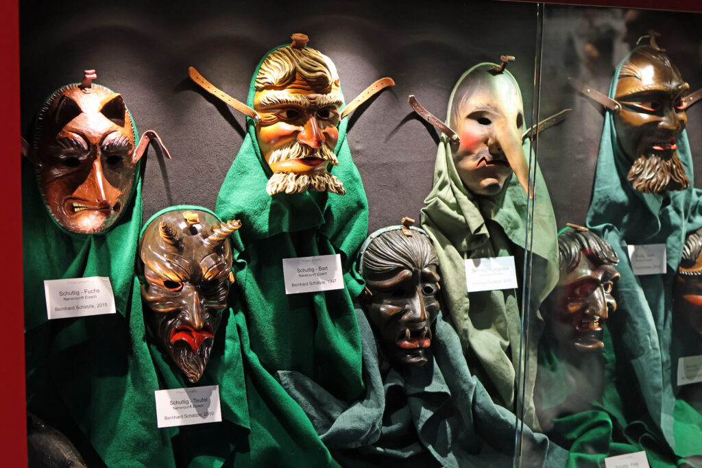 Sonderausstellung Narrenschopf Schätzle Schuttig Larven