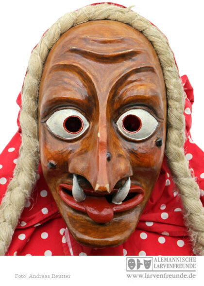 Hexe Geisingen Hexenmaske Kleiser Holzmaske