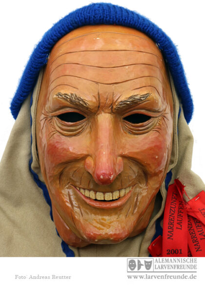 Lofiner Kröpfer Lauffen Narrenzunft Portraitmaske Ilg