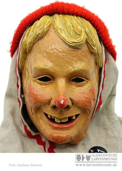 Lofiner Kröpfer Lauffen Narrenzunft Portraitmaske Ilg